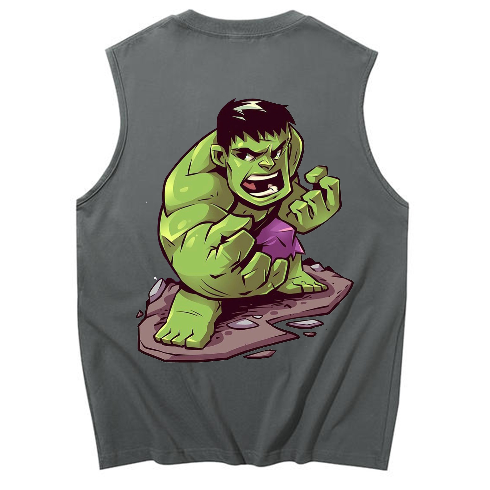 （画像用） アベンジャーズ The Avengers コットン100％タンクトップ（背面プリント）